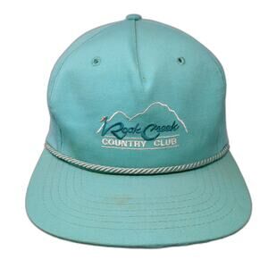 Texace Rock Creek Country Club Slideback 5 Panel Cap Blue OS Outdoor Rope